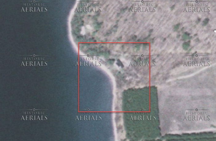 Sojourn Lakeside Resort (Gay El Rancho Ranch, El Rancho Stevens Ranch) - 1981 Aerial (newer photo)